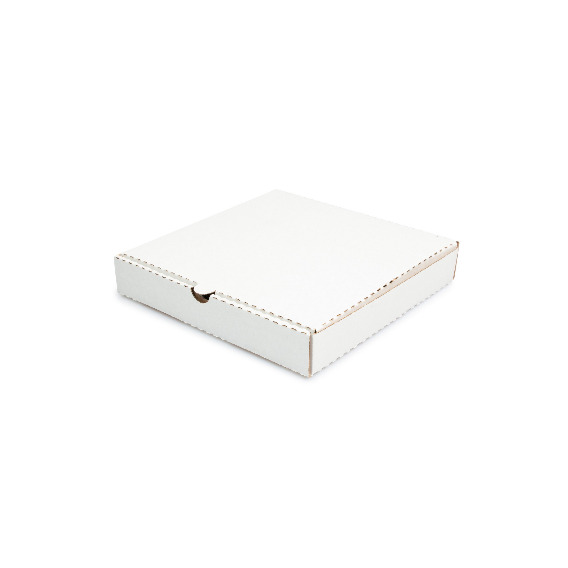 Коробка для пиццы бумажная 250*250*40 мм белая