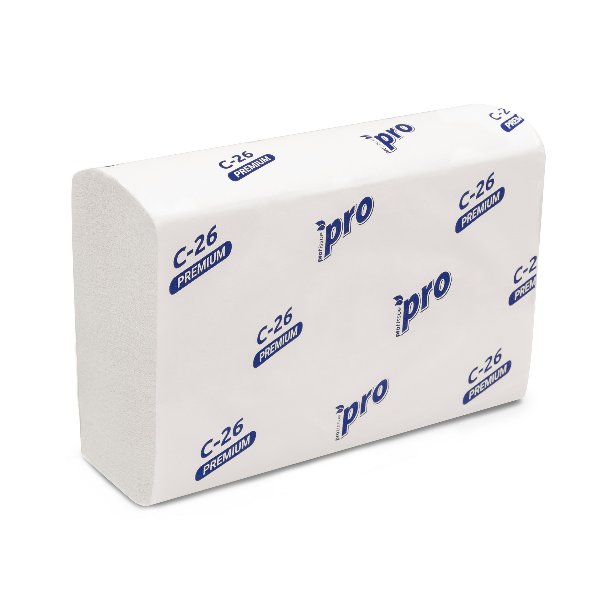 Полотенца бумажные двухслойные 210*230 мм белые Z-сложение в листах