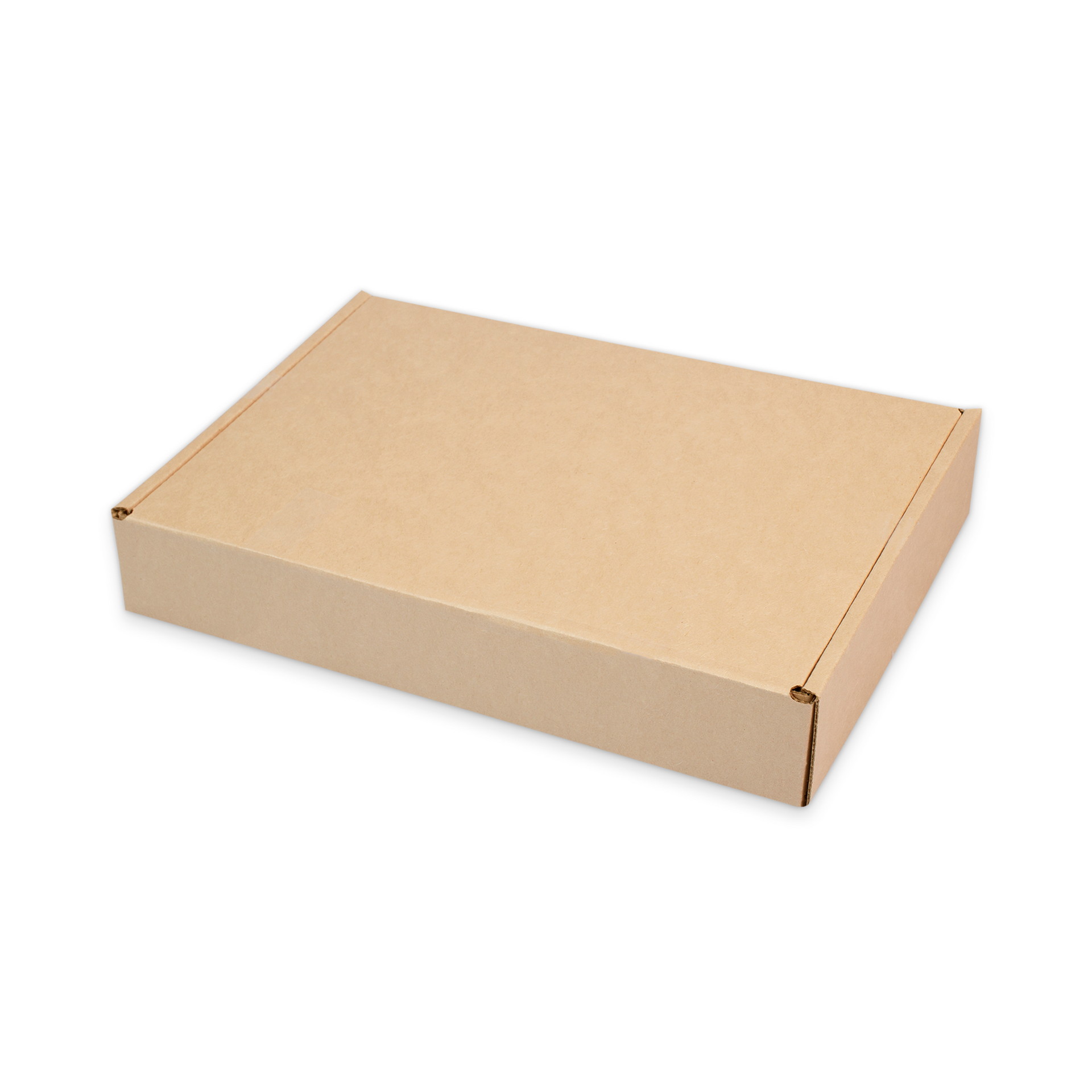 Коробка для пирога бумажная 170*270*50 мм светлый крафт