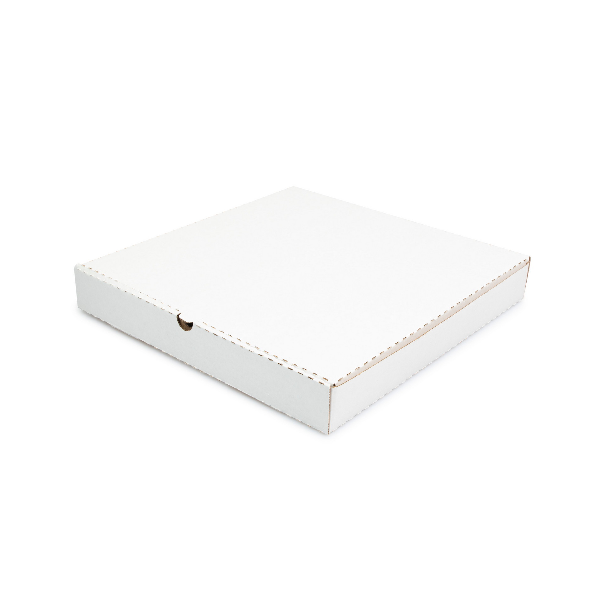 Коробка для пиццы бумажная 300*300*40 мм белая