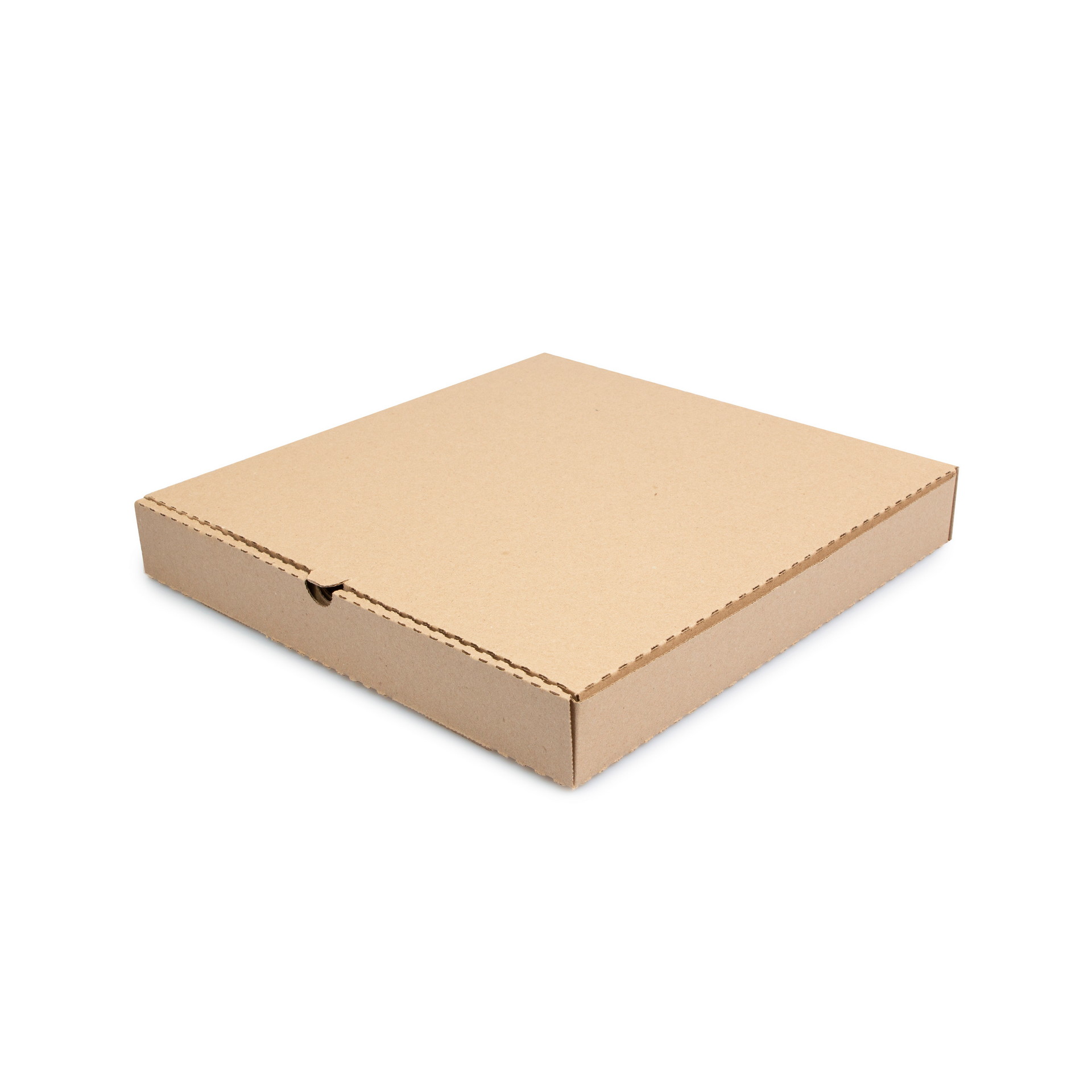 Коробка для пиццы бумажная 300*300*40 мм темный крафт