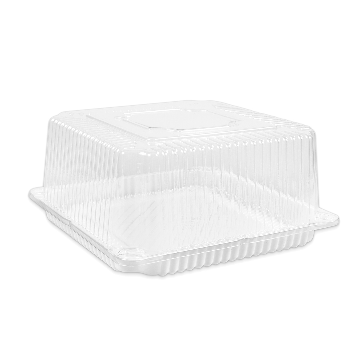 Купить коробка пластиковая для торта 215*215*110 мм с прозрачной .