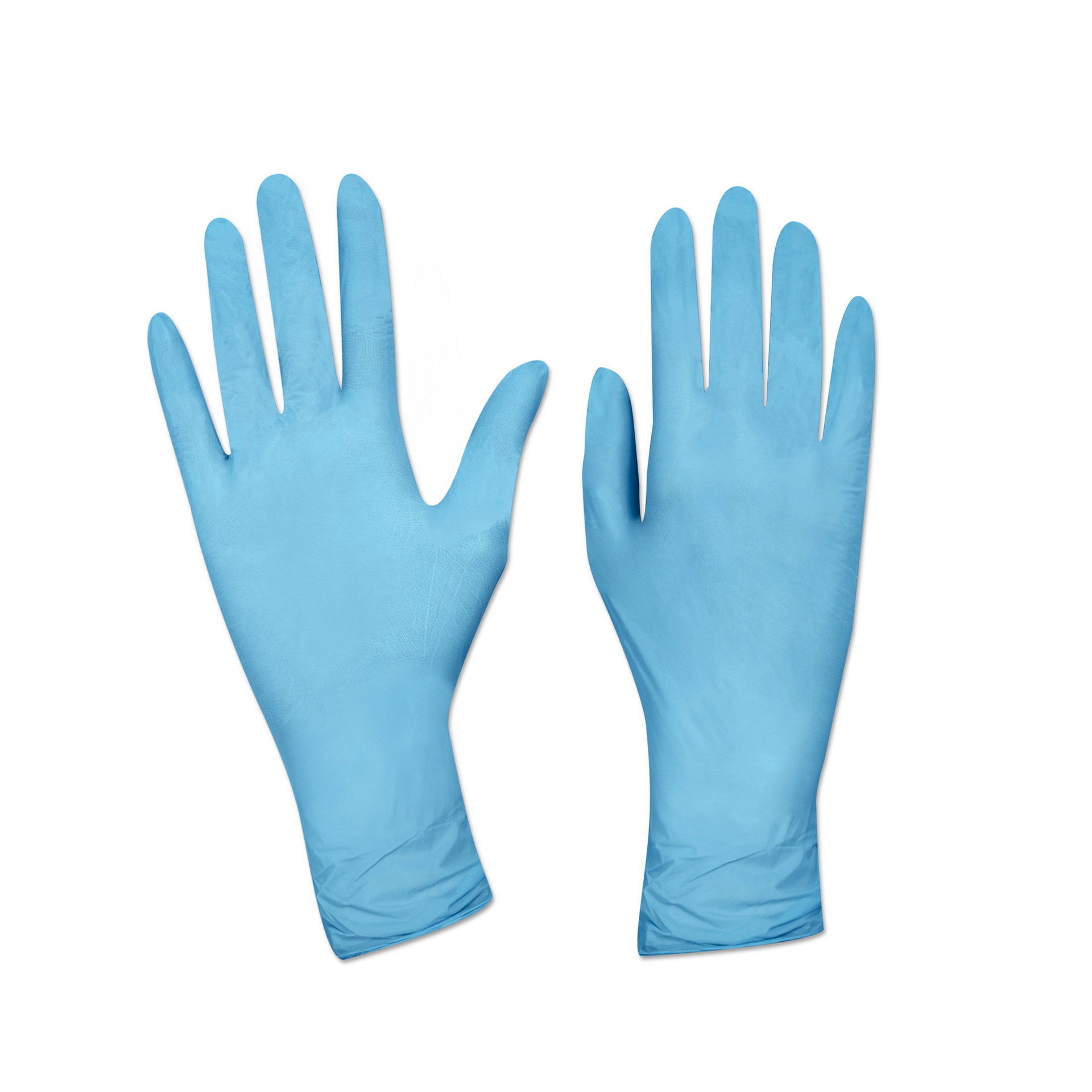 Перчатки нитриловые XL голубые