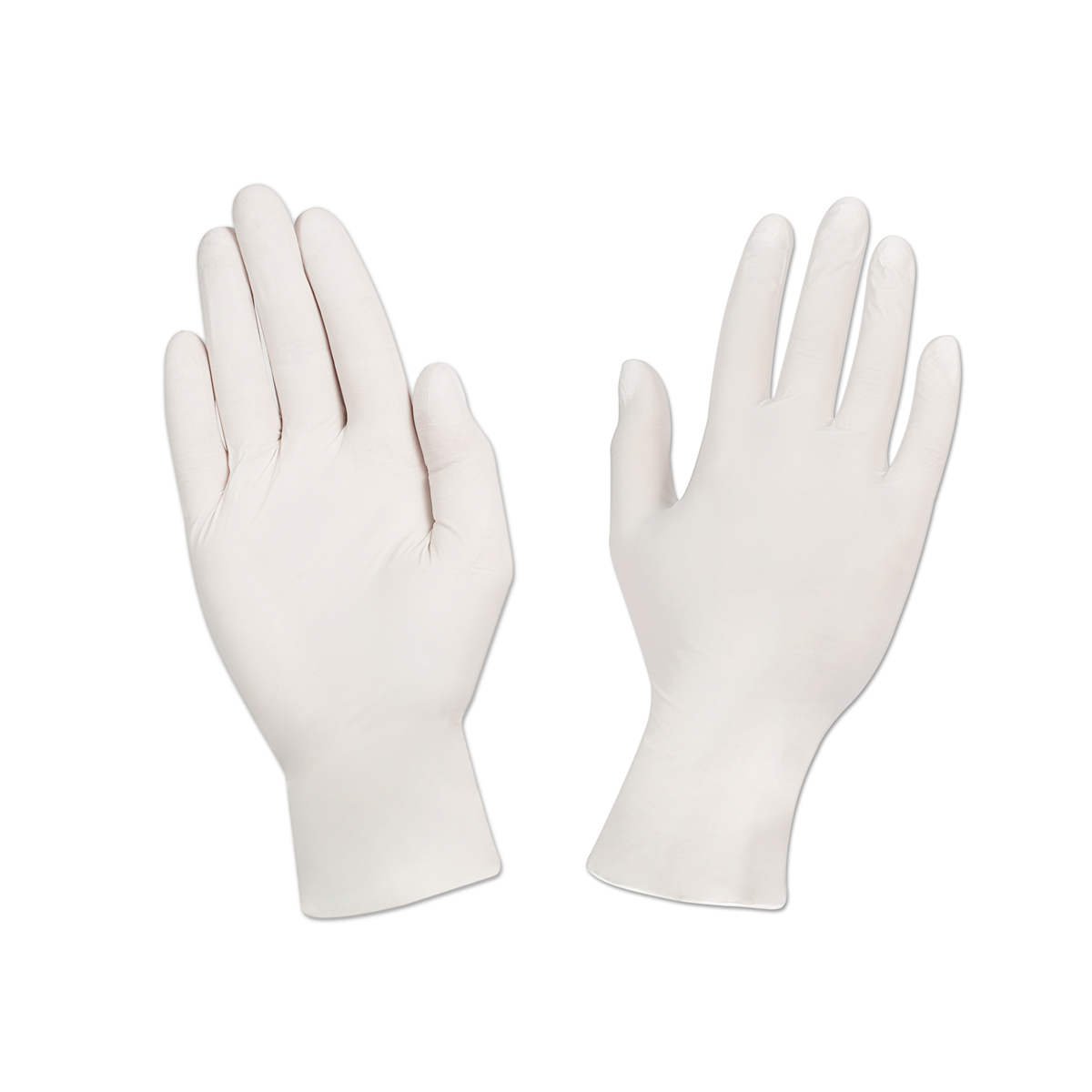 Купить перчатки нитриловые текстурированные на пальцах s белые оптом .