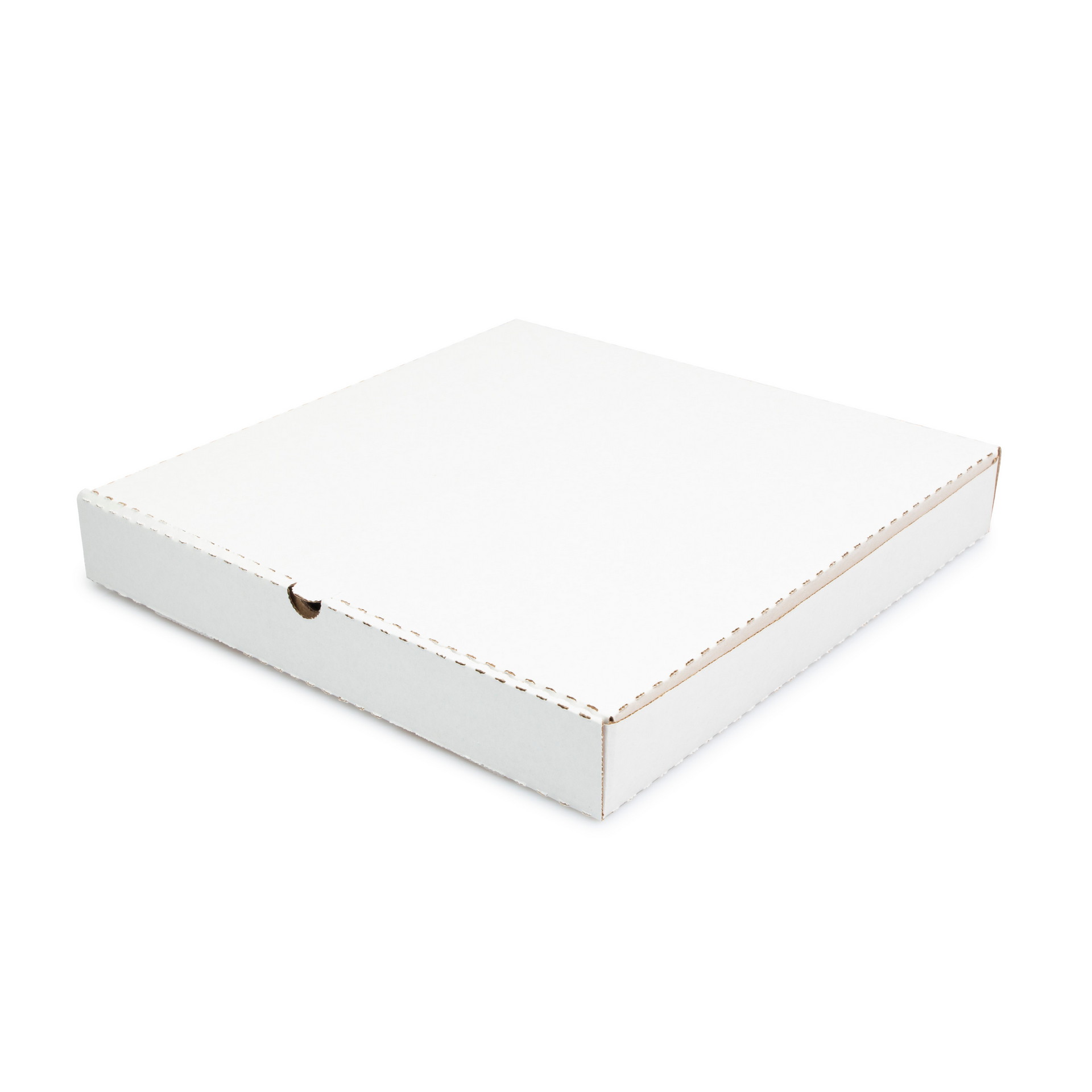 Коробка для пиццы бумажная 330*330*40 мм белая