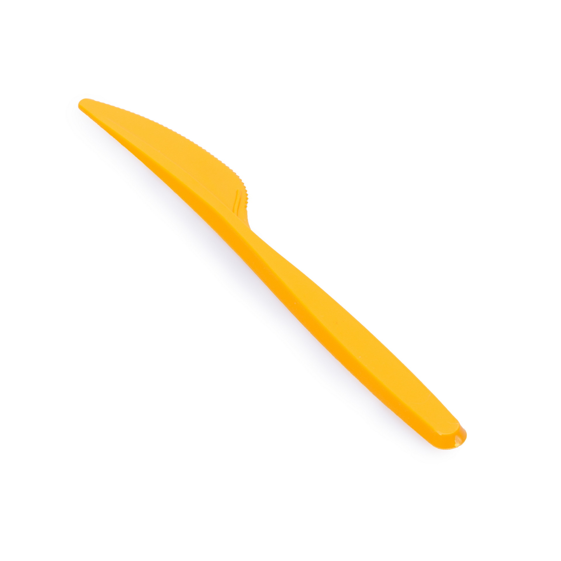 Нож пластиковый 180 мм желтый