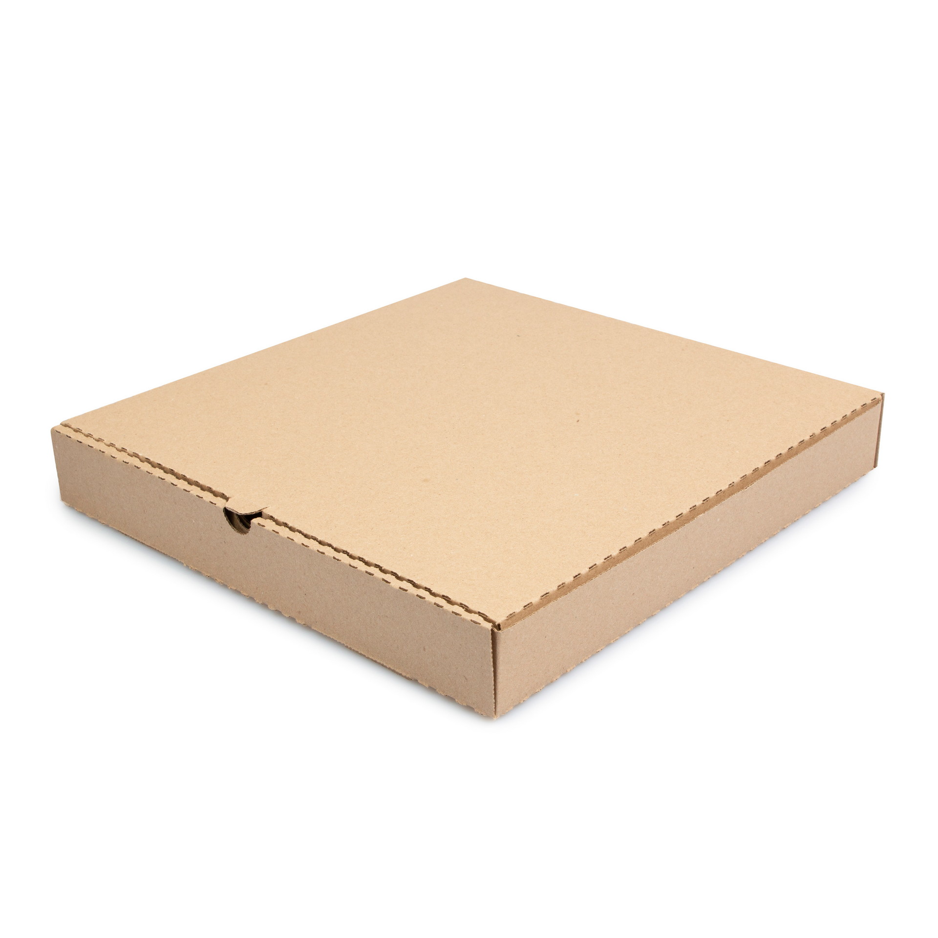 Коробка для пиццы бумажная 400*400*40 мм светлый крафт