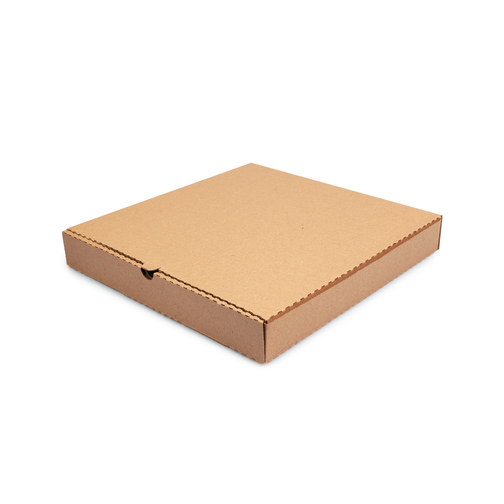 Коробка для пиццы бумажная 300*300*40 мм светлый крафт