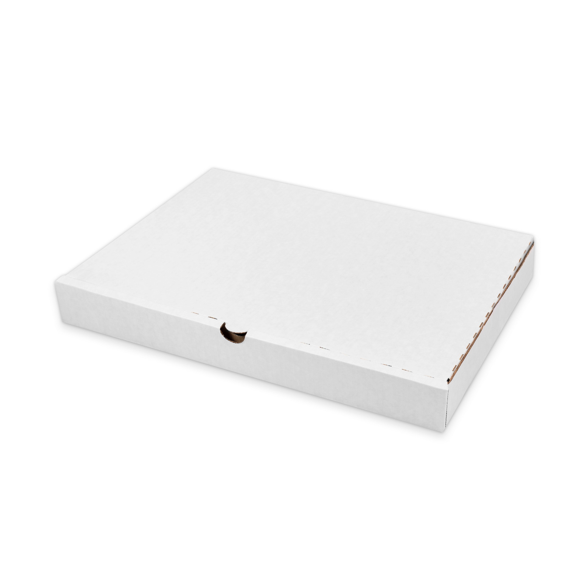 Коробка для пирога бумажная 230*330*40 мм белая