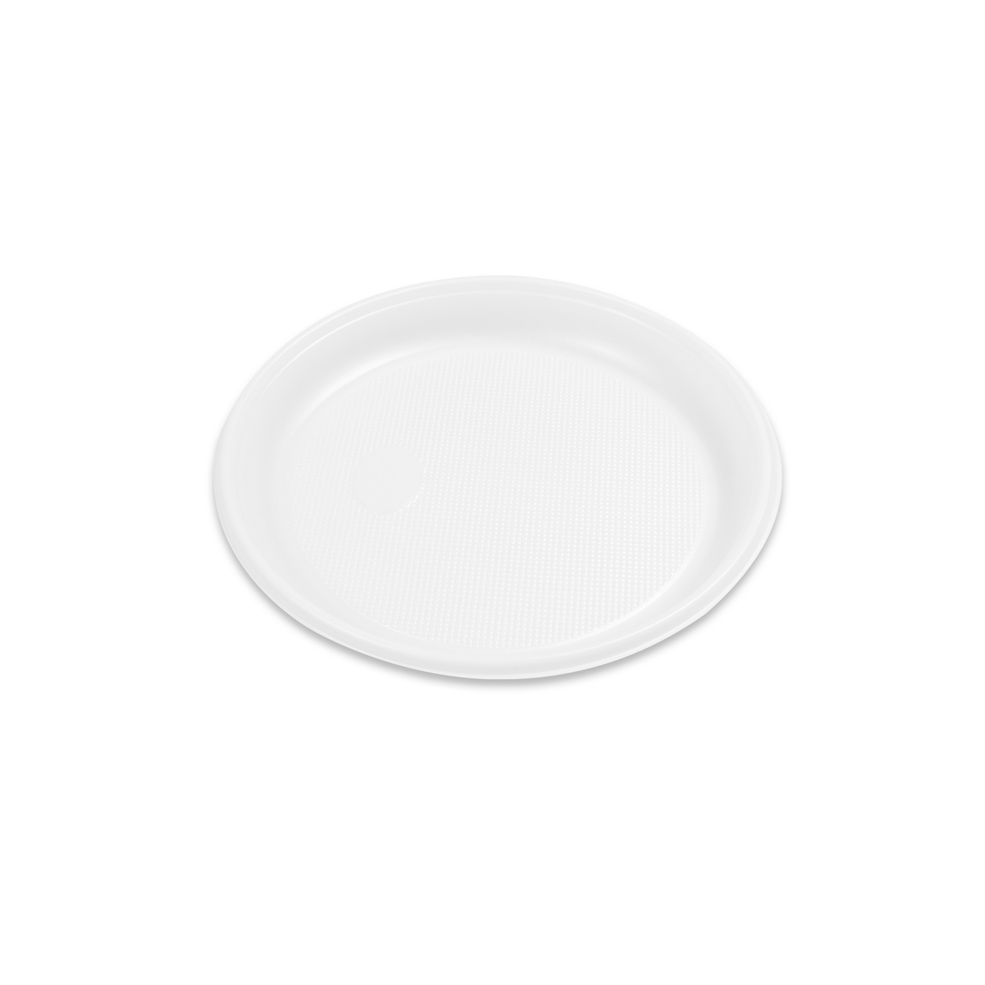 Тарелка пластиковая 165 мм белая