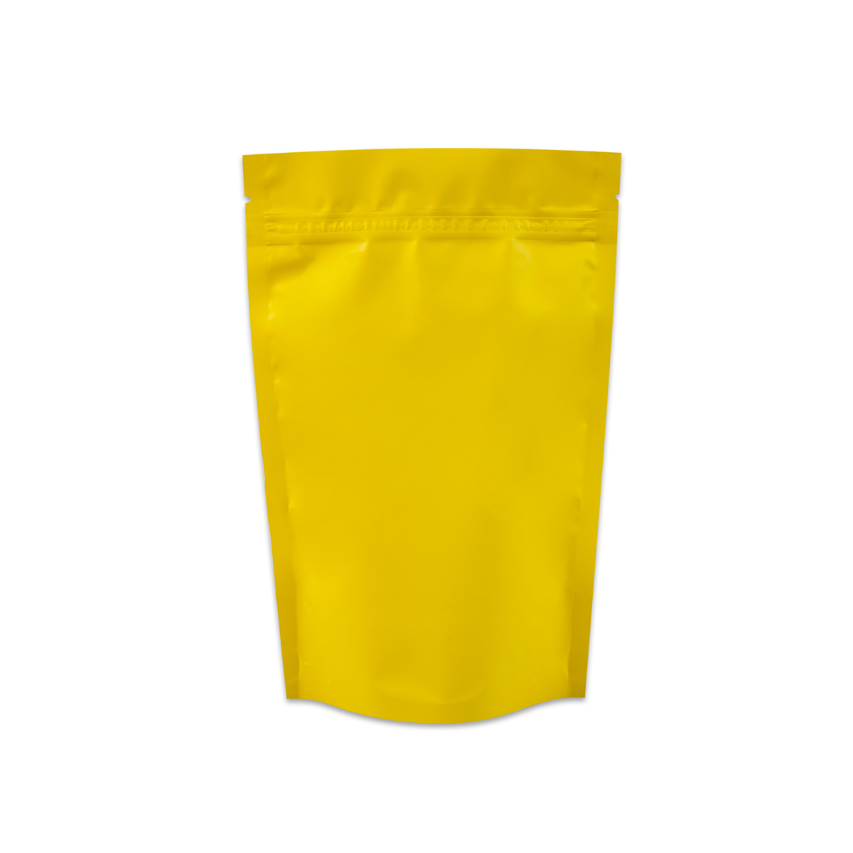 Купить пакет дой пак с замком зип лок 135*200 мм желтый матовый оптом .