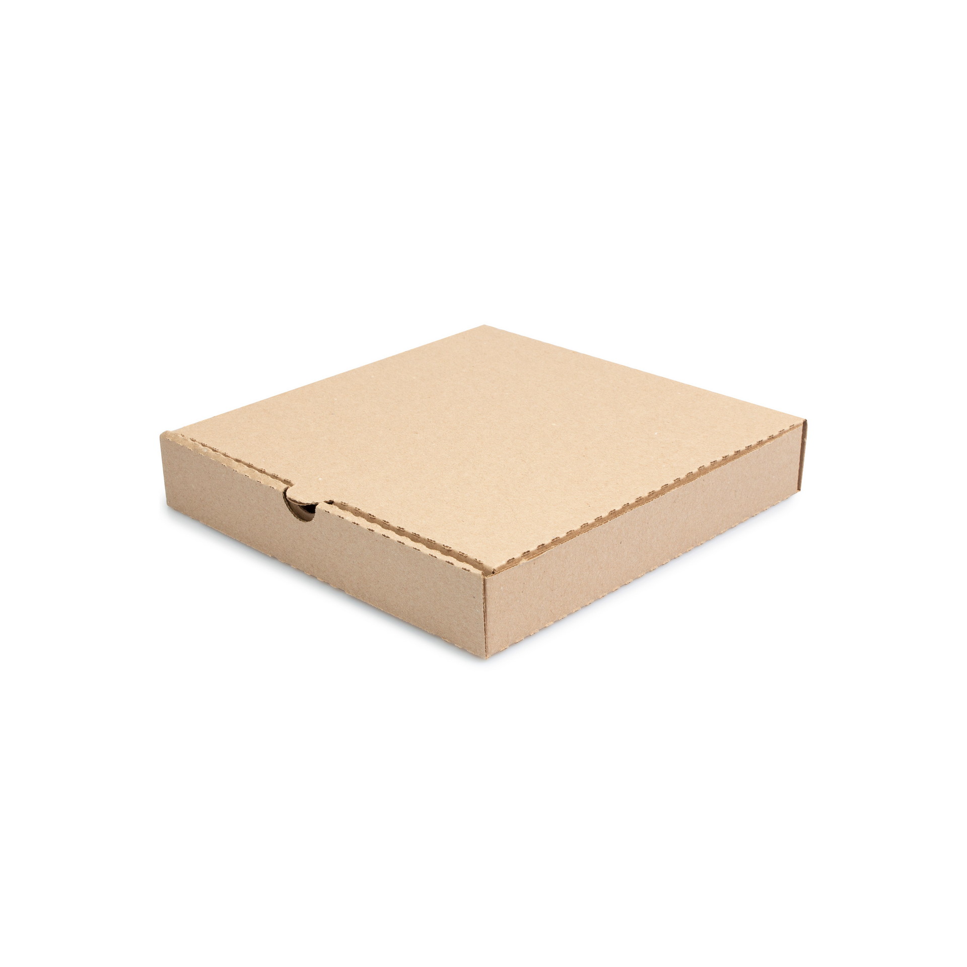 Коробка для пиццы бумажная 250*250*40 мм светлый крафт