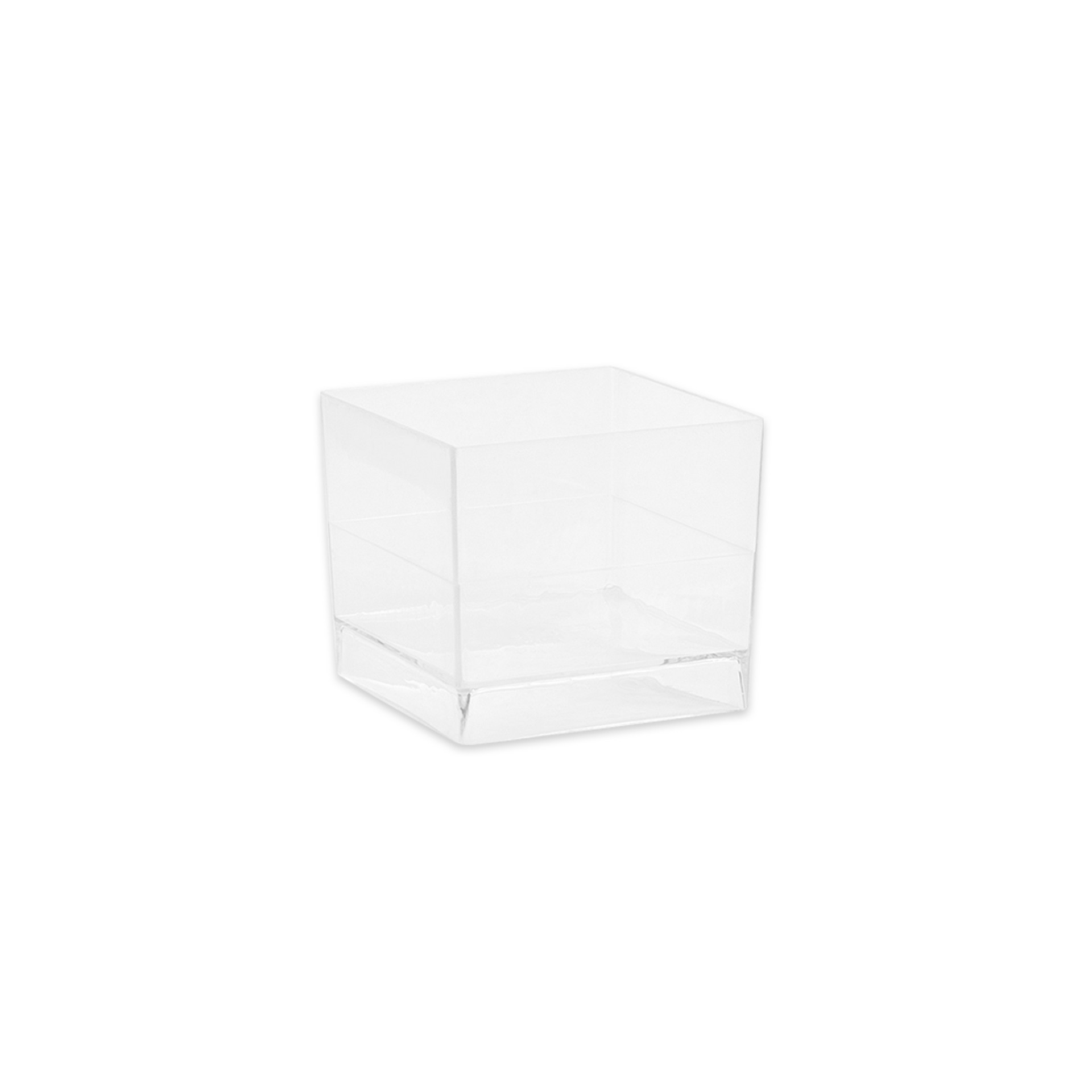 Форма пластиковая 60 мл прозрачная "Куб"