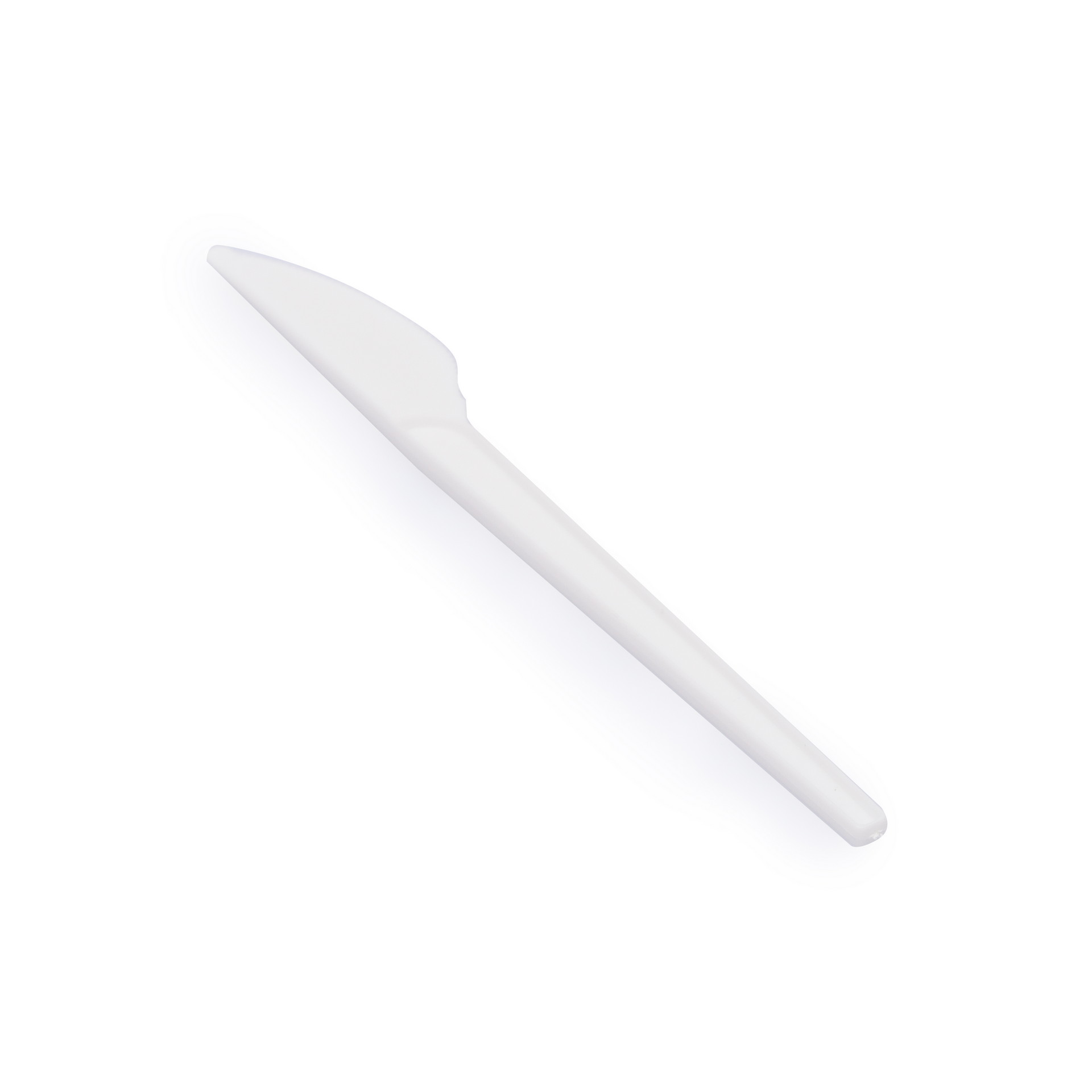 Нож пластиковый 155 мм белый Компакт