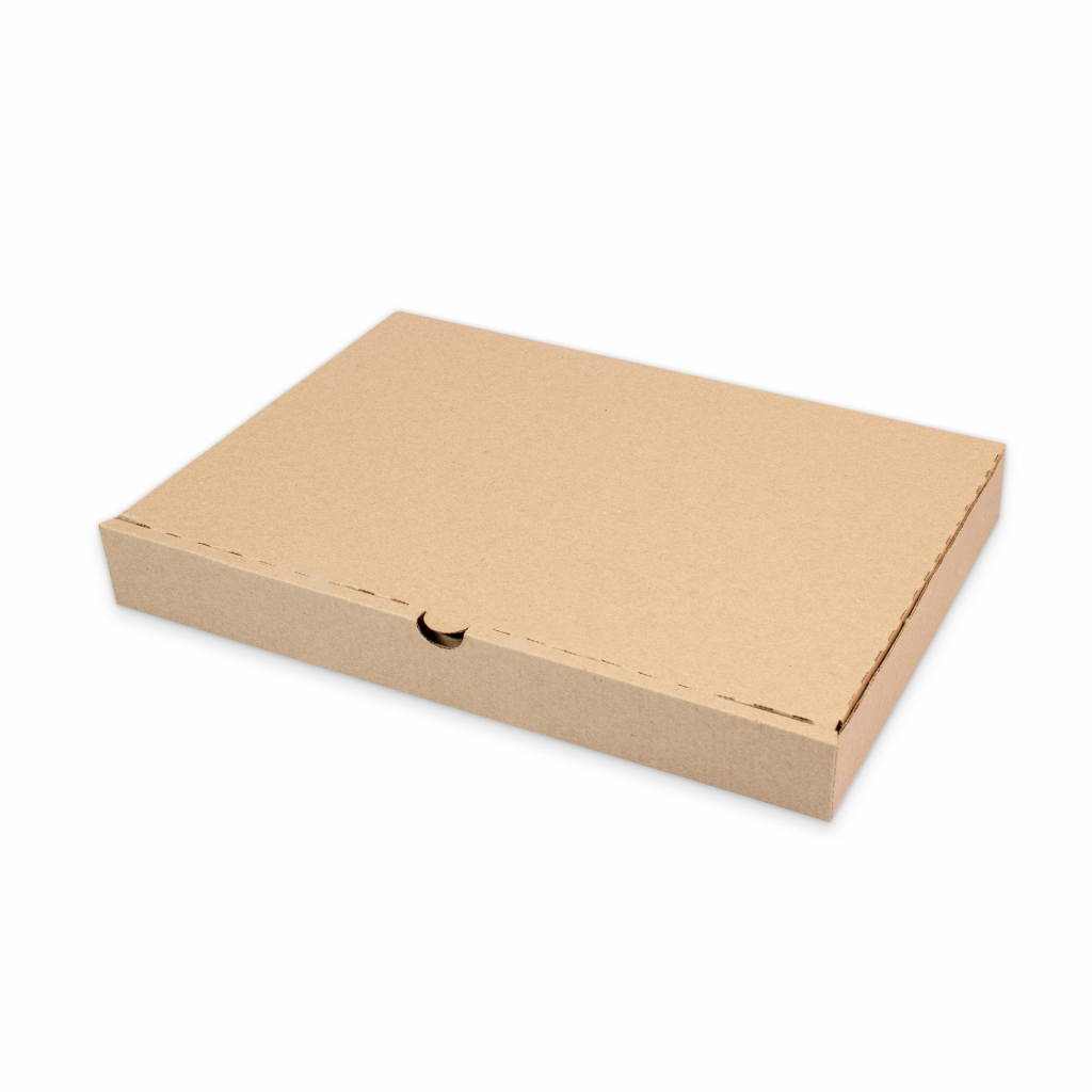 Коробка для пирога бумажная 230*330*40 мм светлый крафт