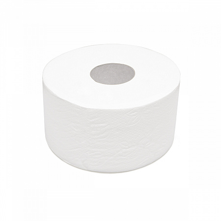 Туалетная бумага двухслойная 180*95 мм белая 170 метров в рулоне