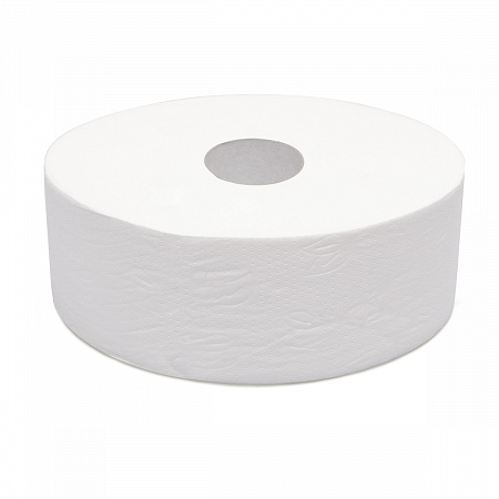 Туалетная бумага двухслойная 240*105 мм белая 300 метров в рулоне
